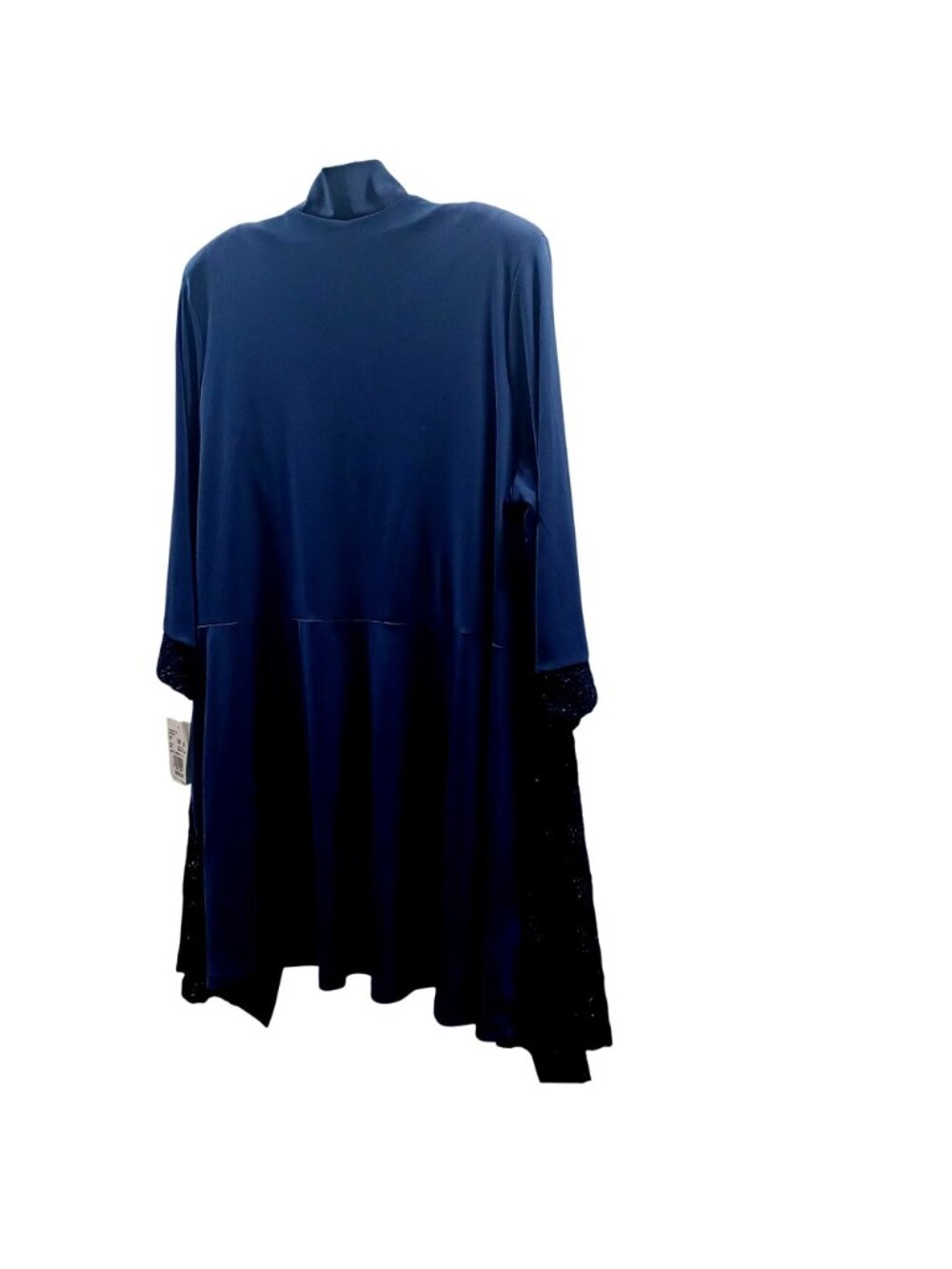 Pantsuit Formal NWT Navy Sequin Lace Evening Oleg Cassini 3pc Set Women Size 16 - Picture 3 of 16